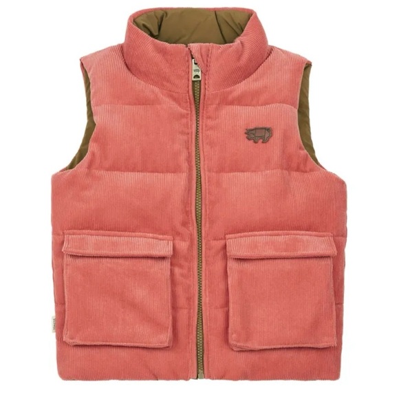 TÖASTIE
Reversible Vest | Pink - Picture 1 of 10